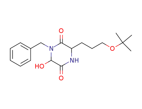 2,5-Piperazinedione,
3-[3-(1,1-dimethylethoxy)propyl]-6-hydroxy-1-(phenylmethyl)-, cis-