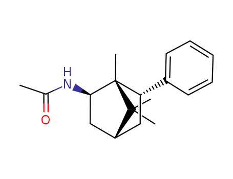 Molecular Structure of 128321-77-7 (1,7,7-trimethyl-6-endo-phenylbicyclo<2.2.1>hept-2-yl-exo-acetamide)