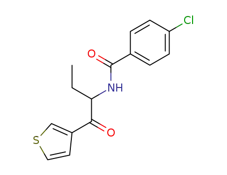 Benzamide, 4-chloro-N-[1-(3-thienylcarbonyl)propyl]-