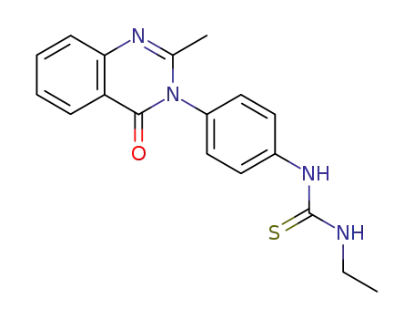 Thiourea, N-ethyl-N'-[4-(2-methyl-4-oxo-3(4H)-quinazolinyl)phenyl]-