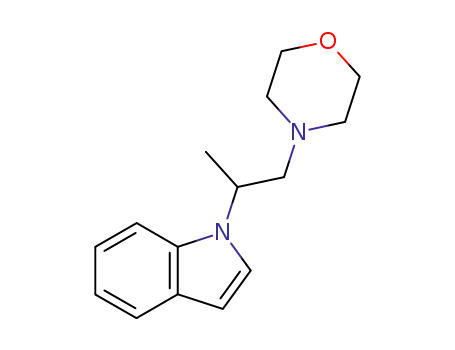 1H-Indole, 1-[1-methyl-2-(4-morpholinyl)ethyl]-