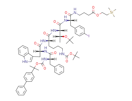 Bpoc-Phe-D-Trp-Lys(Boc)-Thr(t-Bu)-Phe(I)-Gaba-OTmse