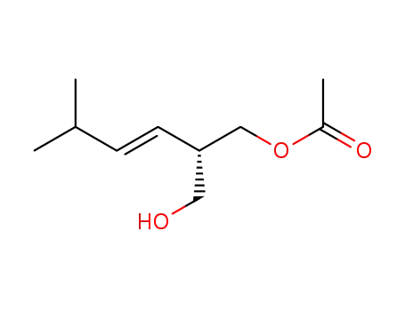 Acetic acid (E)-(S)-2-hydroxymethyl-5-methyl-hex-3-enyl ester