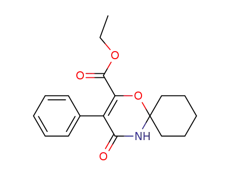 1-Oxa-5-azaspiro[5.5]undec-2-ene-2-carboxylic acid, 4-oxo-3-phenyl-,
ethyl ester