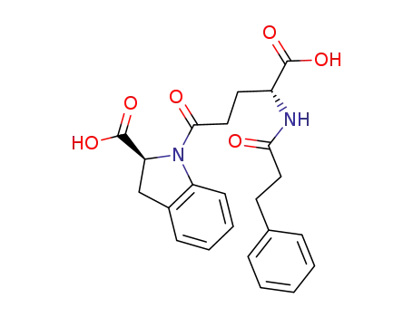 1-(N-carbophenethyl-γ-D-glutamyl)indoline-2(S)-carboxylic acid