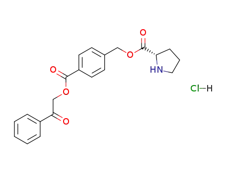 phenacyl 4-<(L-prolyloxy)methyl>benzoate hydrochloride
