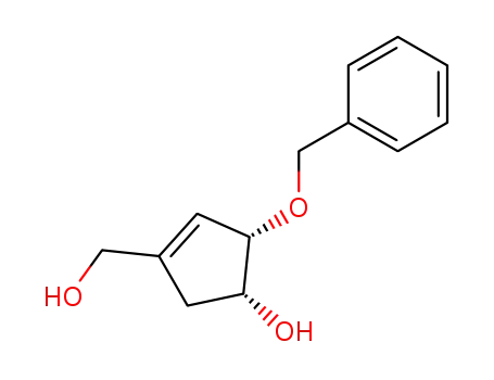 (3S,4R)-3-benzyloxy-4-hydroxy-1-cyclopentene-1-methanol