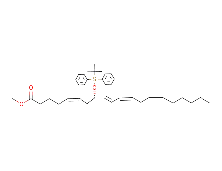 methyl 8(S)-<(tert-butyldiphenylsilyl)oxy>-5(Z),9(E),11(Z),14(Z)-eicosatetraenoate