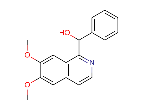 1-[(phenyl)hydroxymethyl]-6,7-dimethoxyisoquinoline