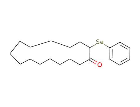 Molecular Structure of 59853-64-4 (2-Phenylselanyl-cyclopentadecanone)