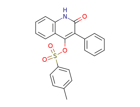 2(1H)-Quinolinone, 4-[[(4-methylphenyl)sulfonyl]oxy]-3-phenyl-