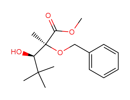 methyl (2RS,3SR)-2,4,4-trimethyl-2-(benzyloxy)-3-hydroxypentanoate
