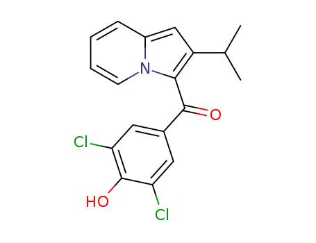 (3,5-Dichloro-4-hydroxy-phenyl)-(2-isopropyl-indolizin-3-yl)-methanone