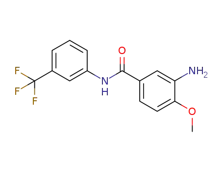 3-아미노-4-메톡시-N-(3-트리플루오로메틸페닐)벤즈아미드.