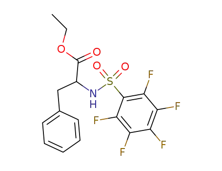 L-Phenylalanine, N-[(pentafluorophenyl)sulfonyl]-, ethyl ester