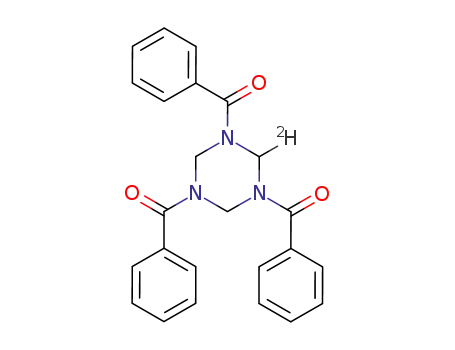 2-deuterio-1,3,5-tribenzoylhexahydro-sym-triazine