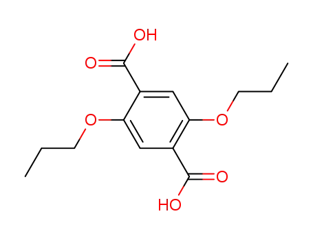 Molecular Structure of 100973-03-3 (2,5-dipropoxyterephthalic acid)
