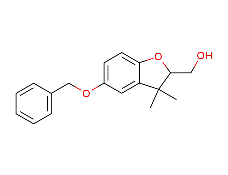 2-Benzofuranmethanol, 2,3-dihydro-3,3-dimethyl-5-(phenylmethoxy)-