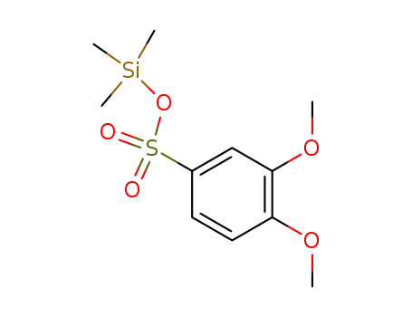 Molecular Structure of 81293-07-4 (3,4-Dimethoxy-1-benzolsulfonsaeure-trimethylester)