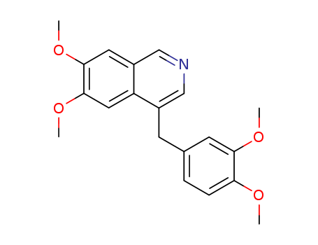 Isoquinoline,4-[(3,4-dimethoxyphenyl)methyl]- 6,7-dimethoxy-  cas  32871-93-5