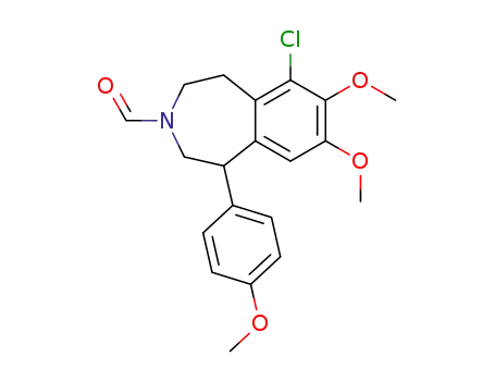 6-Chloro-7,8-dimethoxy-1-(4-methoxy-phenyl)-1,2,4,5-tetrahydro-benzo[d]azepine-3-carbaldehyde