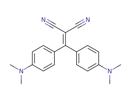 Molecular Structure of 89482-98-4 ({bis[4-(dimethylamino)phenyl]methylidene}propanedinitrile)