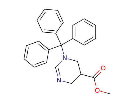 1-(triphenylmethyl)-5-(methyloxycarbonyl)-1,4,5,6-tetrahydropyrimidine