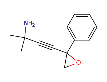 1,2-epoxy-5-methyl-2-phenyl-3-hexyne-5-amine