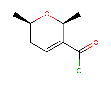 2H-피란-3-카르보닐 클로라이드, 5,6-디히드로-2,6-디메틸-, 시스-(9CI)