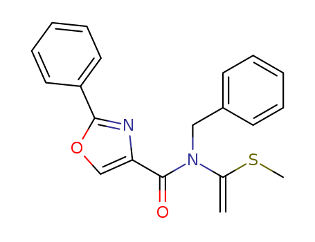 4-Oxazolecarboxamide, N-[1-(methylthio)ethenyl]-2-phenyl-N-(phenylmethyl)-
