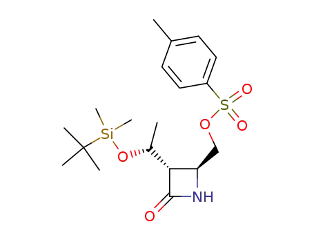 (3S,4S)-3-<(R)-1-(t-butyldimethylsilyloxy)ethyl>-4-(p-tolylsulfonyloxymethyl)-2-azetidinone