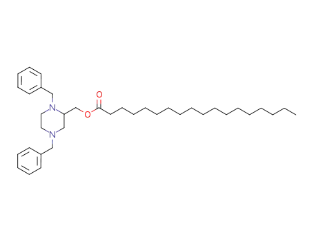 Octadecanoic acid 1,4-dibenzyl-piperazin-2-ylmethyl ester