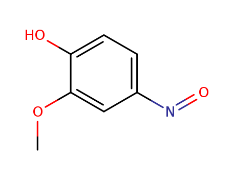 Molecular Structure of 19628-78-5 (Phenol, 2-methoxy-4-nitroso-)