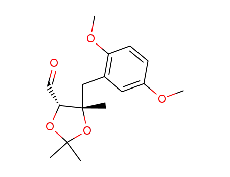 (-)-(2S,3S)-4-(2,5-dimethoxyphenyl)-2,3-dihydroxy-2,3-O-isopropylidene-3-methylbutanal