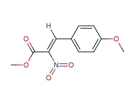 Molecular Structure of 49571-76-8 (methyl (Z)-3-(4-methoxyphenyl)-2-nitroacrylate)