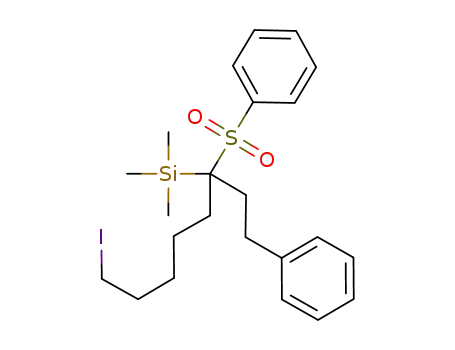 8-iodo-3-(trimethylsilyl)-1-phenyl-3-(phenylsulfonyl)octane