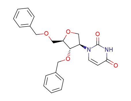 (2R)-1,4-anhydro-3,5-di-O-benzyl-2-deoxy-2-C-(uracil-1-yl)-D-arabitol