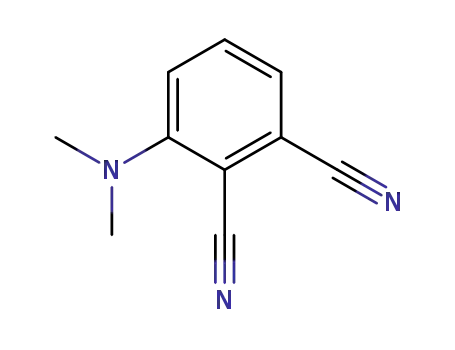 Molecular Structure of 61109-17-9 (1,2-Benzenedicarbonitrile, 3-(dimethylamino)-)