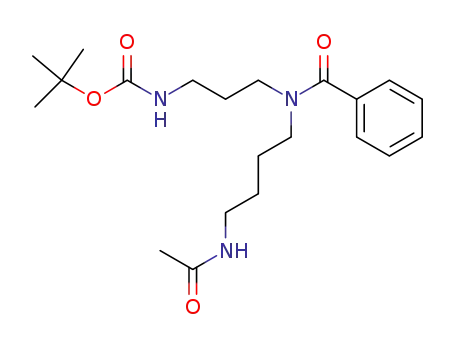 Carbamic acid, [3-[[4-(acetylamino)butyl]benzoylamino]propyl]-,
1,1-dimethylethyl ester