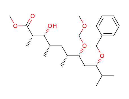 (2S,3R,4S,6R,7R,9S)-9-Benzyloxy-3-hydroxy-7-methoxymethoxy-2,4,6,10-tetramethyl-undecanoic acid methyl ester