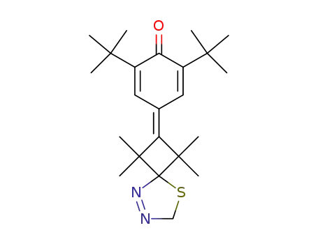2,6-di-tert-butyl-4-(1,1,3,3-tetramethyl-8-thia-5,6-diazaspiro<3.4>oct-5-en-2-ylidene)cyclohexa-2,5-dienone