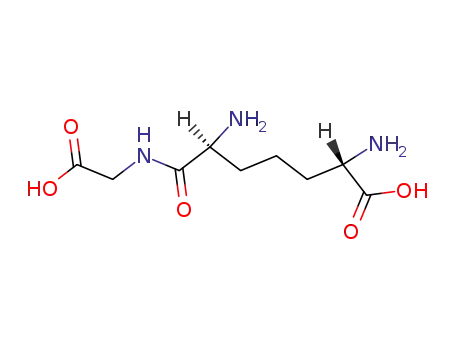 Molecular Structure of 76490-17-0 (Glycine, N-[(S)-6-carboxy-L-lysyl]-)