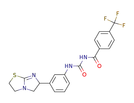 1-[3-(2,3,5,6-Tetrahydro-imidazo[2,1-b]thiazol-6-yl)-phenyl]-3-(4-trifluoromethyl-benzoyl)-urea