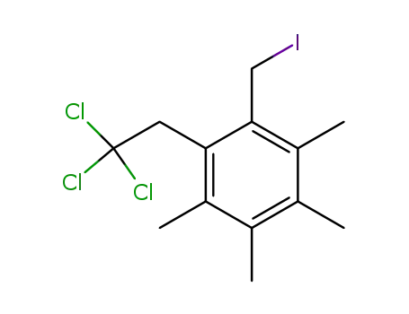 1-(2,2,2-Trichloroethyl)-2-(iodomethyl)-3,4,5,6-tetramethylbenzene