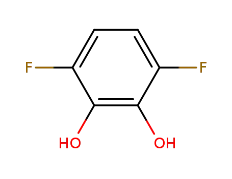 Molecular Structure of 75626-23-2 (1,2-Benzenediol,3,6-difluoro-(9CI))