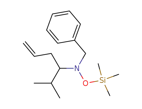 N-[(trimethylsilyl)oxy]-N-(phenylmethyl)-2-methyl-5-hexen-3-amine