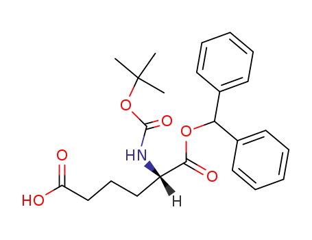 Hexanedioic acid, 2-[[(1,1-dimethylethoxy)carbonyl]amino]-,
1-(diphenylmethyl) ester, (S)-