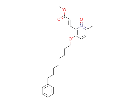 (E)-3-[6-Methyl-1-oxy-3-(8-phenyl-octyloxy)-pyridin-2-yl]-acrylic acid methyl ester