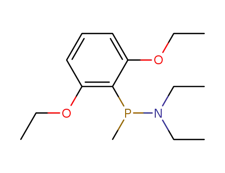 Molecular Structure of 90420-30-7 ((2,6-diethoxyphenyl)-methyl-phosphinigsaurediethylamid)