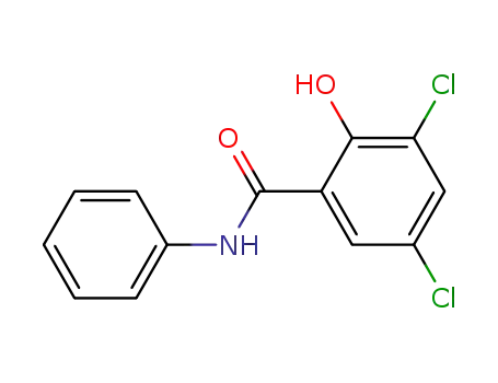Molecular Structure of 4214-48-6 (3,5-dichloro-2-hydroxy-N-phenylbenzamide)